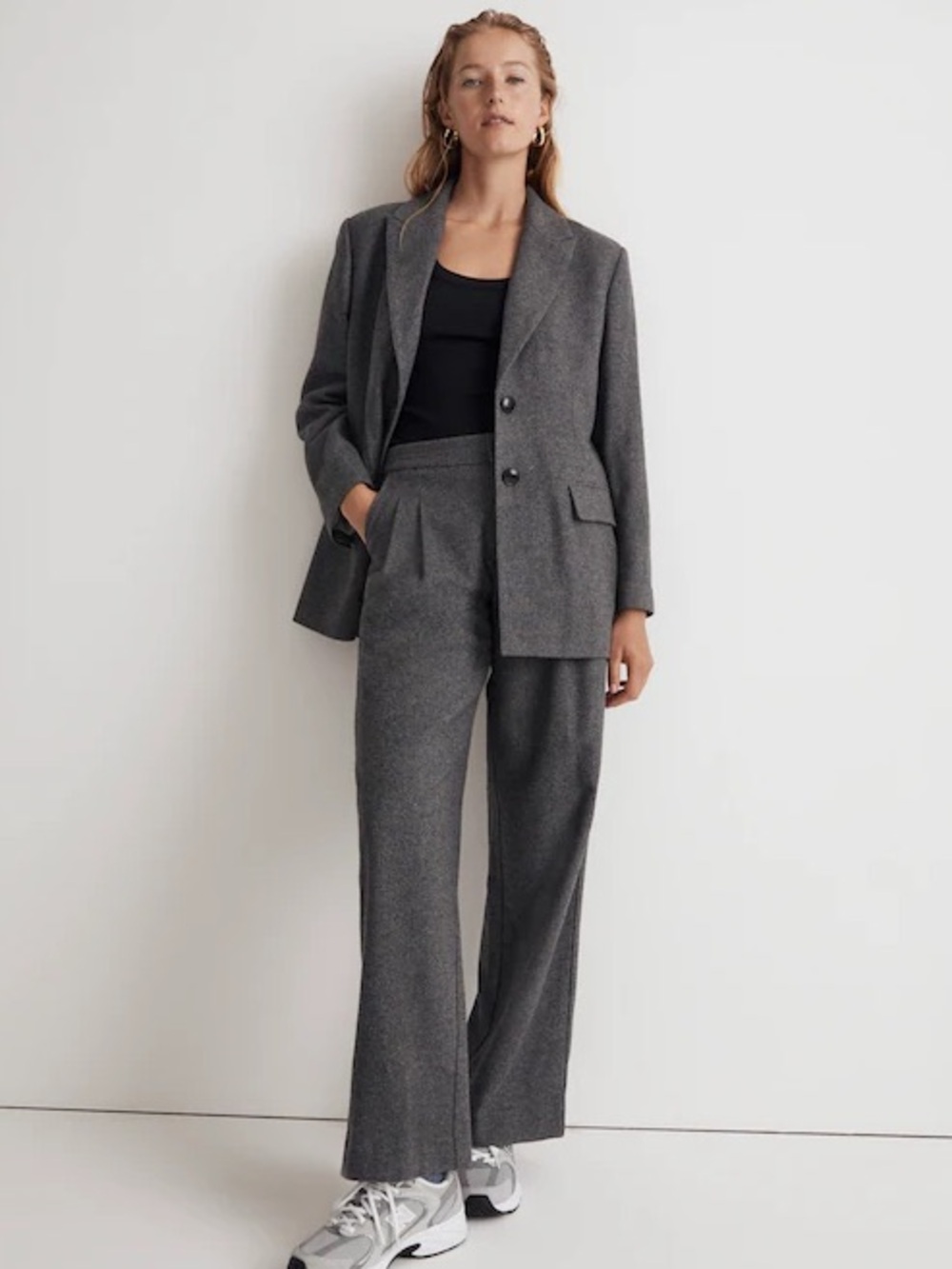 Madewell The Marled Bedford Oversized Blazer